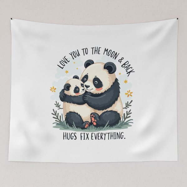 Item preview, Cool Mom | Hugs Fix Everything | Love You to the Moon & Back Hug Gift designed and sold by ebocraft.