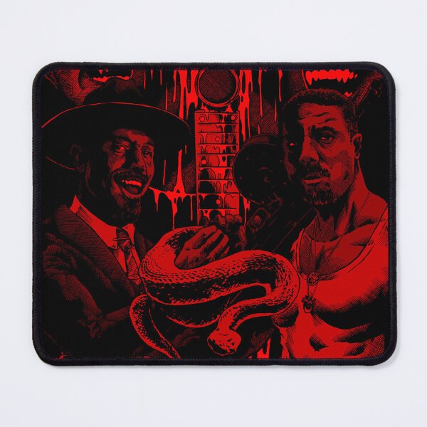 Item preview, Sinners smoke stack twins smokestack vampire horror movie guitar blues blood red designed and sold by JonathanGrimm.