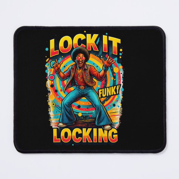 Item preview, Funky Locking Dance Design – Retro Street Style Art designed and sold by JenniferCreaArte .