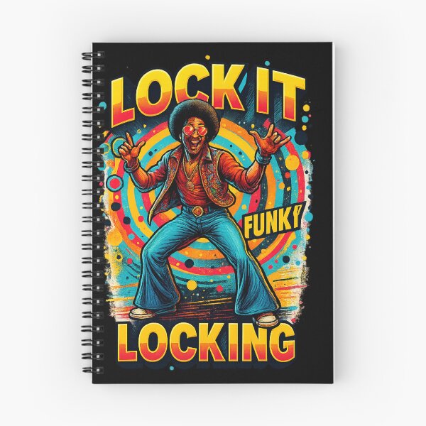 Item preview, Funky Locking Dance Design – Retro Street Style Art designed and sold by JenniferCreaArte .