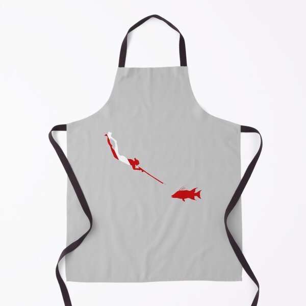 Item preview, Spear fisherman with red hogfish designed and sold by N2THEBLUE.
