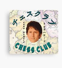 Todd Howard Chess Club Canvas Print