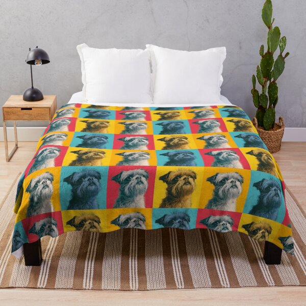 Item preview, Brussels Griffon Dog Andy Warhol Style Pop Art designed and sold by TheAnimalZ00.