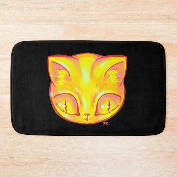 Item preview, Electric Dream Cat (Yellow, Transparent BG) designed and sold by EveningRaine.