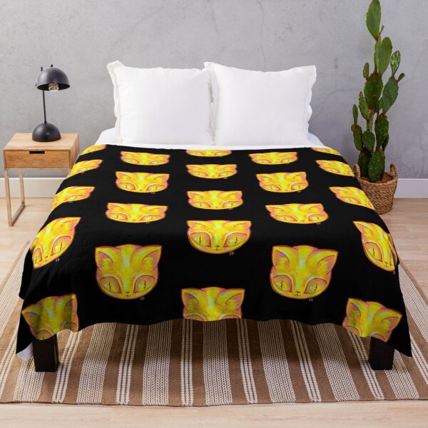 Item preview, Electric Dream Cat (Yellow, Transparent BG) designed and sold by EveningRaine.
