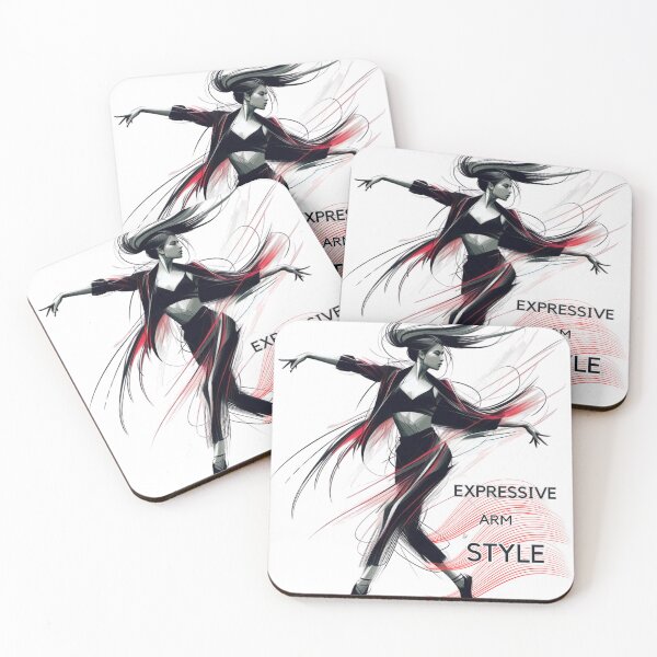 Item preview, Expressive Arm Style – Elegant Dancer Motion Art designed and sold by JenniferCreaArte .