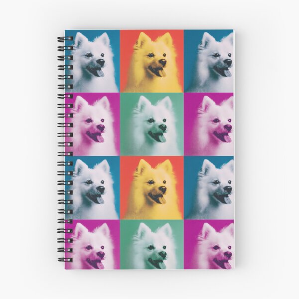 Item preview, Japanese Spitz Dog Andy Warhol Style Pop Art designed and sold by TheAnimalZ00.