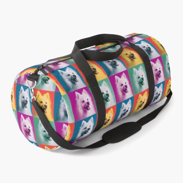 Item preview, Japanese Spitz Dog Andy Warhol Style Pop Art designed and sold by TheAnimalZ00.