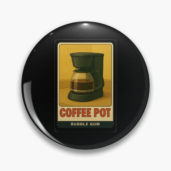 Item preview, Coffee Pot – Bubble Gum Card designed and sold by ChickenFund.