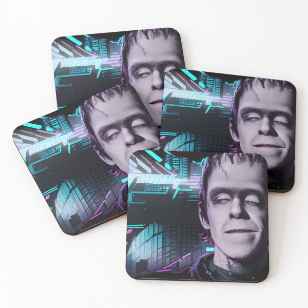 Item preview, Herman Munster - The Munsters - Cyberpunk Art designed and sold by ShopFanGirl.
