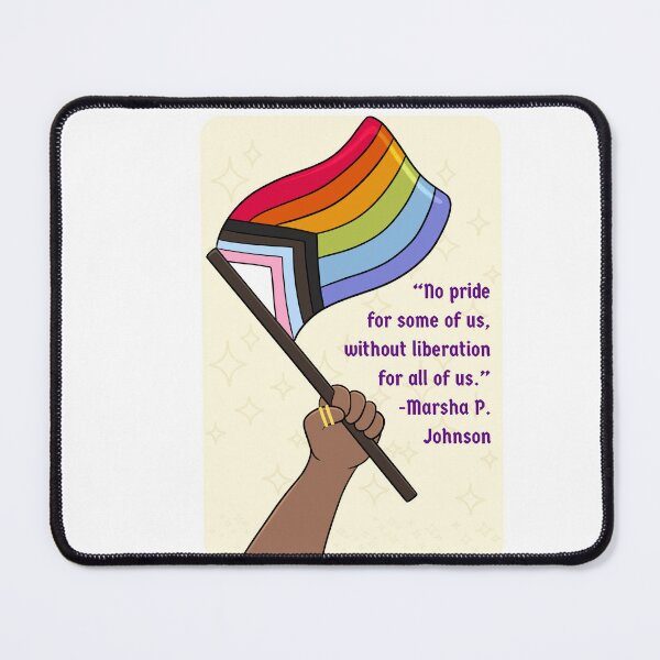Item preview, No Pride for Some of Us — Marsha P Johnson Protest Flag designed and sold by parshalltoyou.