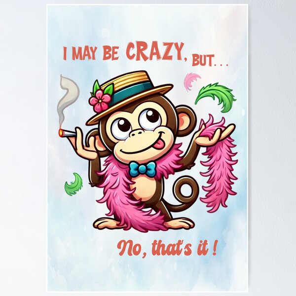 Item preview, Eclectic Monkey CRAZY designed and sold by Eclectic Monkey.