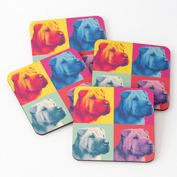 Item preview, Chinese Shar Pei Dog Andy Warhol Style Pop Art designed and sold by TheAnimalZ00.