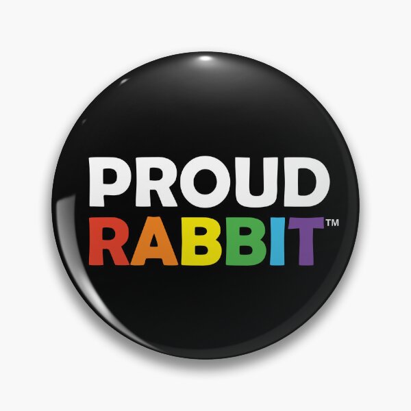 Artikelvorschau, Stolzes Kaninchen-Logo – Weiß entworfen und verkauft von Proud-Rabbit.