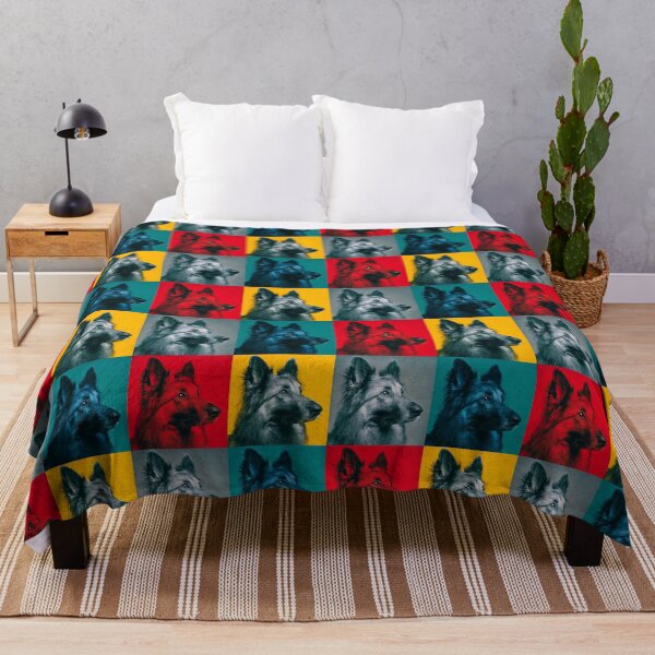 Item preview, Belgian Tervuren Dog Andy Warhol Style Pop Art designed and sold by TheAnimalZ00.