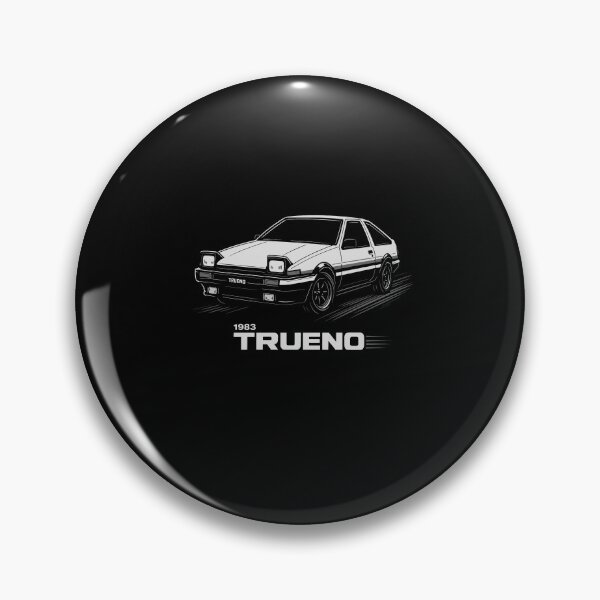 Item preview, 1983 Toyota Trueno AE86 Drift Icon in Retro Monochrome Style designed and sold by TheArtOfCar.