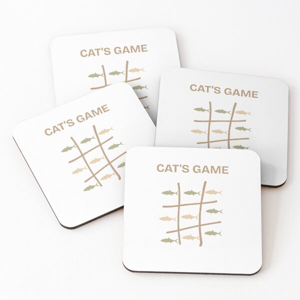 Item preview, Tic-tac-toe cats game designed and sold by TaraPen.