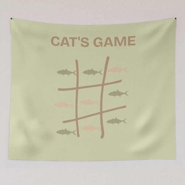 Item preview, Tic-tac-toe cats game designed and sold by TaraPen.