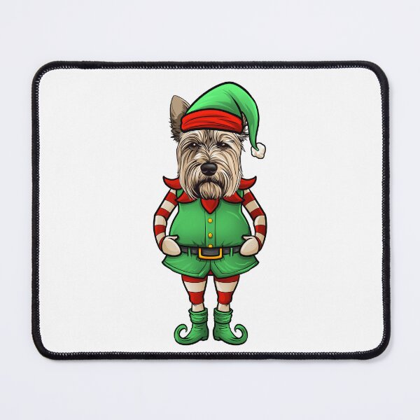 Item preview, Funny Christmas Elf Berger Picard Dog designed and sold by whyitsme.