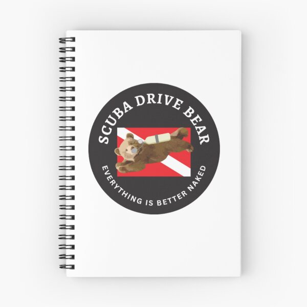 Item preview, Scuba diving Bear naked designed and sold by TaraPen.