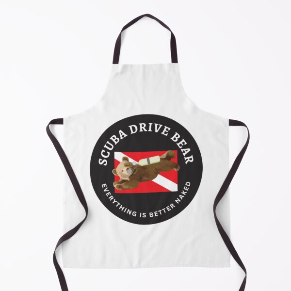 Item preview, Scuba diving Bear naked designed and sold by TaraPen.