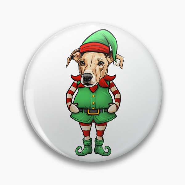 Artikelvorschau, Lustiger Weihnachtself-Windhundhund entworfen und verkauft von whyitsme.