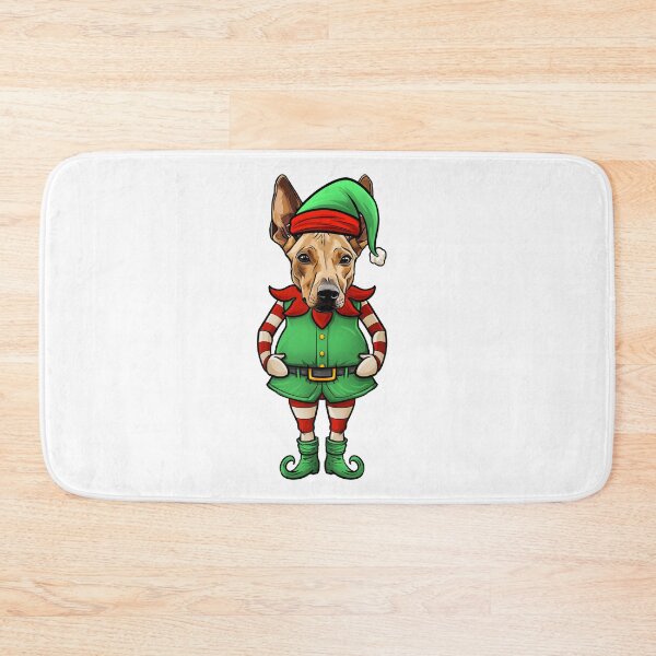 Item preview, Funny Christmas Elf Pharaoh Hound Dog designed and sold by whyitsme.