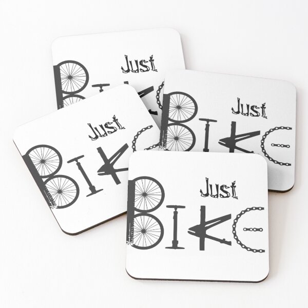 Item preview, Just Bike Quote with Bicycle Parts Typography Cycling designed and sold by countrymouse.