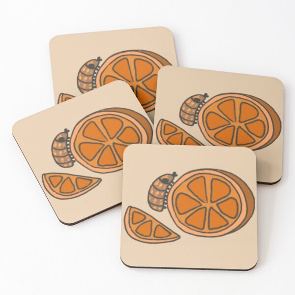 Item preview, Isopod - Orange designed and sold by Risky Beetle.