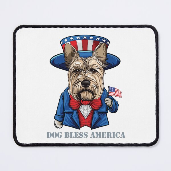 Item preview, Funny 4th of July Berger Picard Dog Bless America designed and sold by whyitsme.