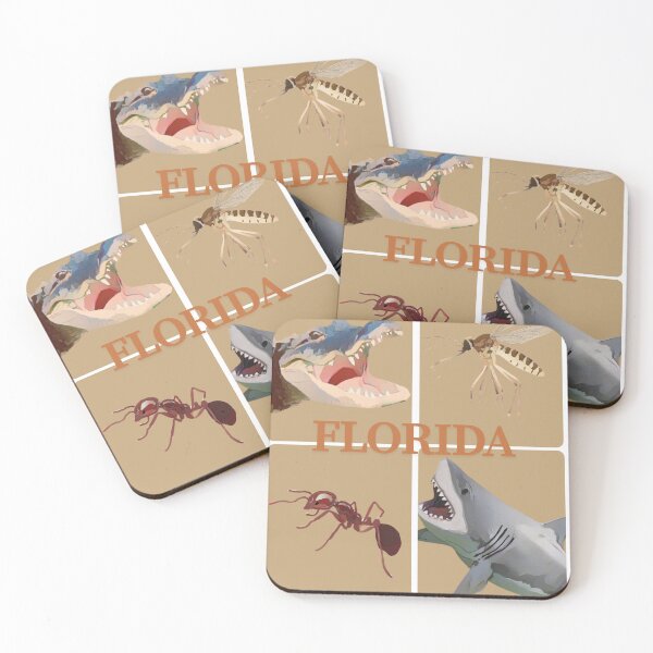 Item preview, Florida shark and alligator mosquito designed and sold by TaraPen.