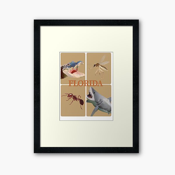 Item preview, Florida shark and alligator mosquito designed and sold by TaraPen.