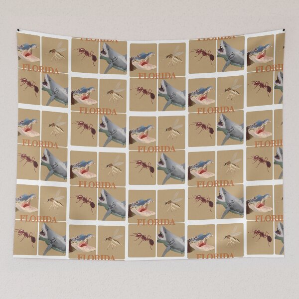 Item preview, Florida shark and alligator mosquito designed and sold by TaraPen.