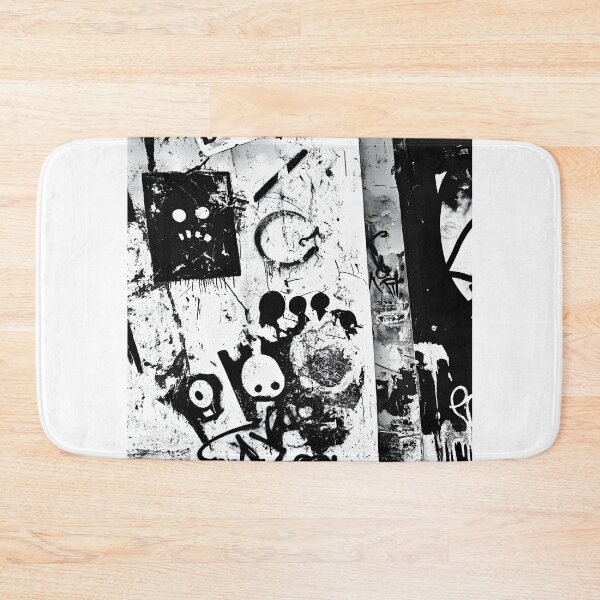 Item preview, Print0002 - GRIME DROPS - Tag it Your Way - Graffiti Tagger Blank - urban noir grunge backdrop, grayscale-style templates for Street Artists, Taggers, Bomberz • GRAFFITI BLANKS • Tag-Ready | Art-Ready designed and sold by NoveltyVariety.
