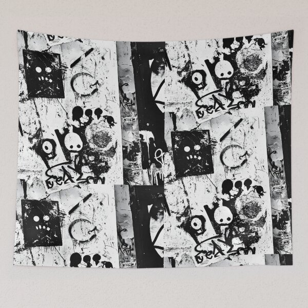 Item preview, Print0002 - GRIME DROPS - Tag it Your Way - Graffiti Tagger Blank - urban noir grunge backdrop, grayscale-style templates for Street Artists, Taggers, Bomberz • GRAFFITI BLANKS • Tag-Ready | Art-Ready designed and sold by NoveltyVariety.