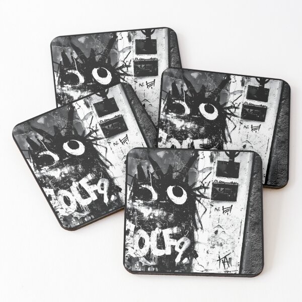 Item preview, Print0003 - GRIME DROPS - Tag it Your Way - Graffiti Tagger Blank - urban noir grunge backdrop, grayscale-style templates for Street Artists, Taggers, Bomberz • GRAFFITI BLANKS • Tag-Ready | Art-Ready designed and sold by NoveltyVariety.