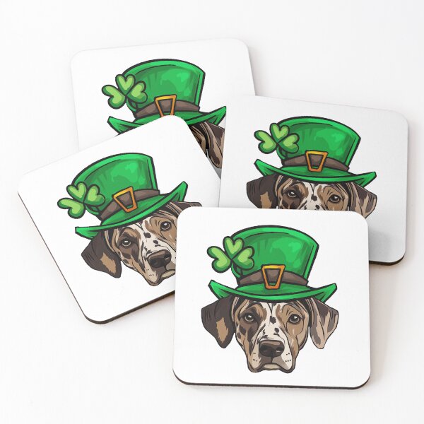 Item preview, Funny St Patricks Day Catahoula Leopard Dog designed and sold by whyitsme.