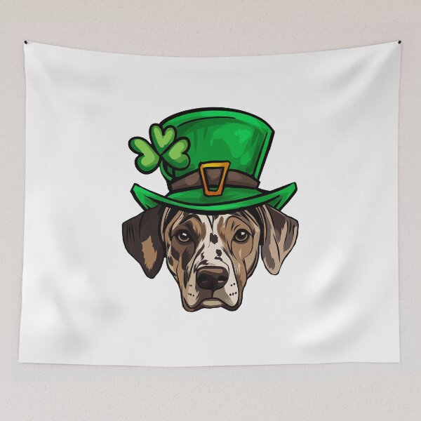Item preview, Funny St Patricks Day Catahoula Leopard Dog designed and sold by whyitsme.