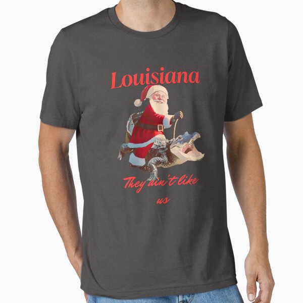 Item preview, Louisiana they ain't like us Santa riding alligator designed and sold by TaraPen.