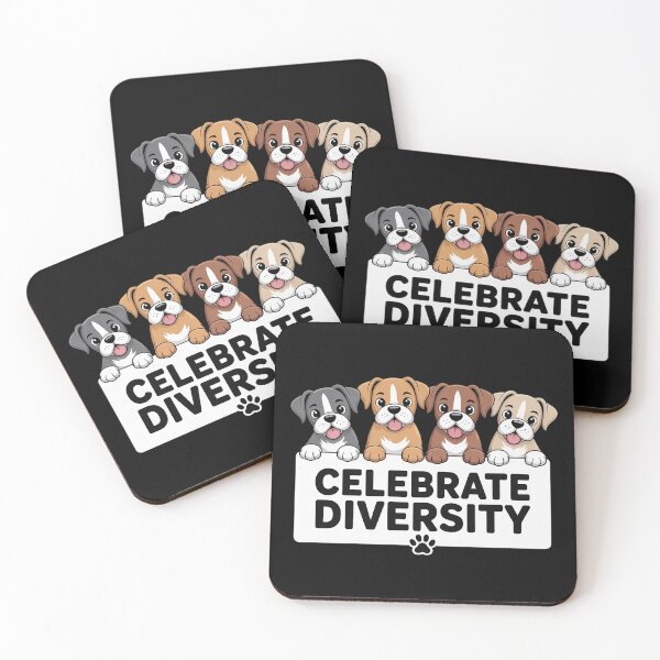 Artikelvorschau, Feiern Sie die Vielfalt Boxer Hund entworfen und verkauft von MAKOPOKOShop.