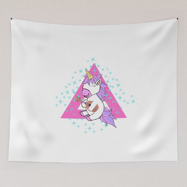 Item preview, Cute unicorn playing a ukulele designed and sold by TaraPen.