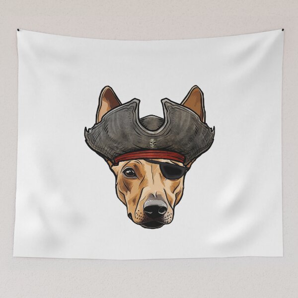 Item preview, Funny Pirate Pharaoh Hound Dog designed and sold by whyitsme.