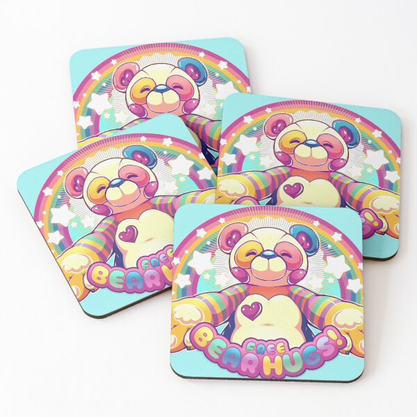 Item preview, Free Bear Hugs! [RETRO] designed and sold by The Rabbit Follower.