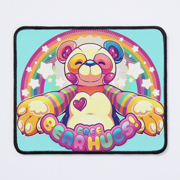 Item preview, Free Bear Hugs! [RETRO] designed and sold by The Rabbit Follower.