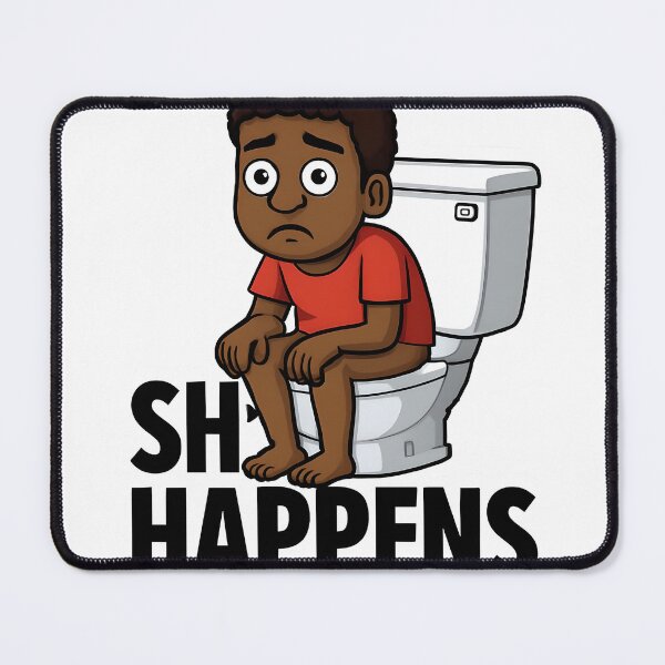 Item preview, Toilet Philosopher "Shit Happens" designed and sold by Shenaniganzz.