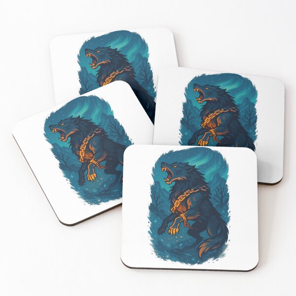 Item preview, Fenrir – The Unstoppable Wolf of Norse Myths designed and sold by MythicWild.