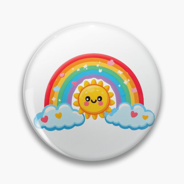 Item preview, Cute Rainbow Sun – Happy Colorful Sunshine designed and sold by Kalpa.