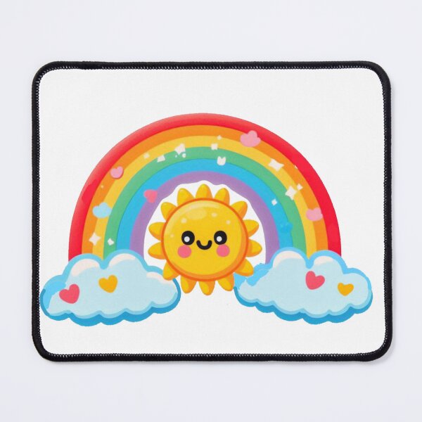 Item preview, Cute Rainbow Sun – Happy Colorful Sunshine designed and sold by Kalpa.