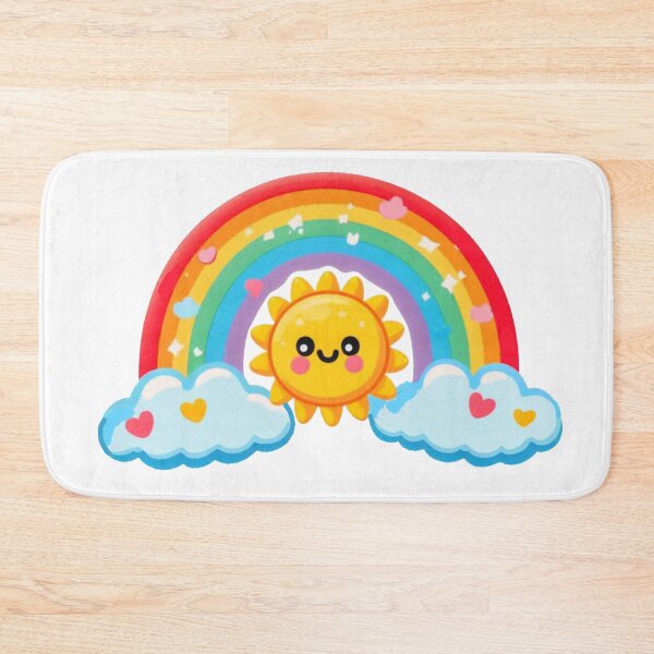 Item preview, Cute Rainbow Sun – Happy Colorful Sunshine designed and sold by Kalpa.