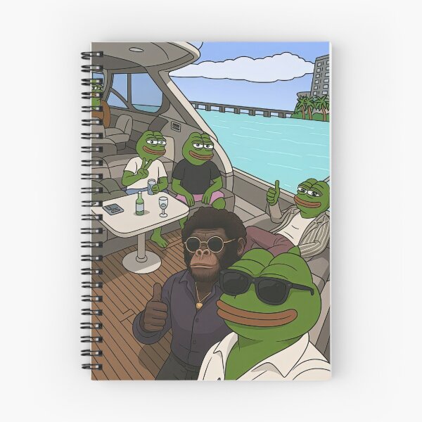 Item preview, Pepe Yacht Club x $SAMBF – Meme Millionaire Vibes designed and sold by SAMBFOFFICIAL.